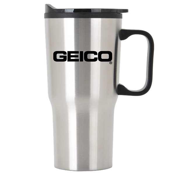 20 oz Economy Contoured Stainless Steel Mug - 20 oz Economy Contoured Stainless Steel Mug - Image 4 of 7