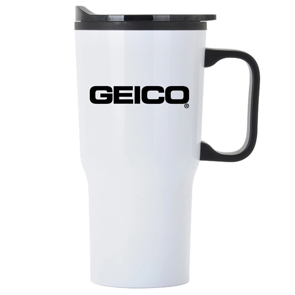 20 oz Economy Contoured Stainless Steel Mug - 20 oz Economy Contoured Stainless Steel Mug - Image 5 of 7