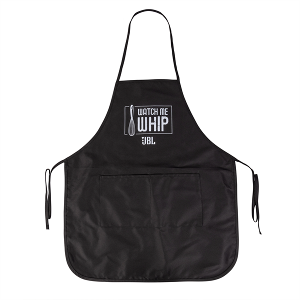 Cotton Twill Apron With Long Round Bottom - Cotton Twill Apron With Long Round Bottom - Image 0 of 3