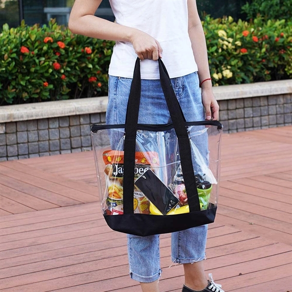 Large Clear Tote Bag - Large Clear Tote Bag - Image 4 of 4
