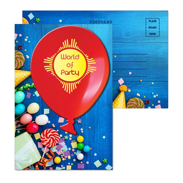 Post Card with Full Color Balloon Coaster - Post Card with Full Color Balloon Coaster - Image 0 of 1