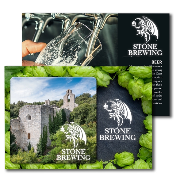 Post Card with Full Color Square Coaster