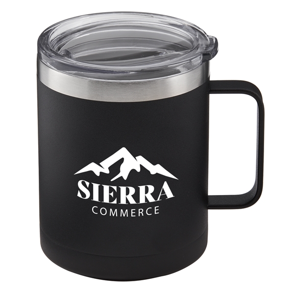 14 OZ. Powder Coated Stainless Steel Insulated Camping Mug - 14 OZ. Powder Coated Stainless Steel Insulated Camping Mug - Image 0 of 17
