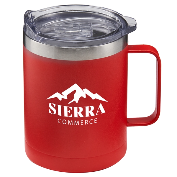14 OZ. Powder Coated Stainless Steel Insulated Camping Mug - 14 OZ. Powder Coated Stainless Steel Insulated Camping Mug - Image 4 of 17