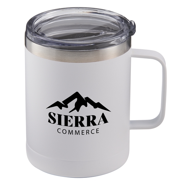 14 OZ. Powder Coated Stainless Steel Insulated Camping Mug - 14 OZ. Powder Coated Stainless Steel Insulated Camping Mug - Image 5 of 17