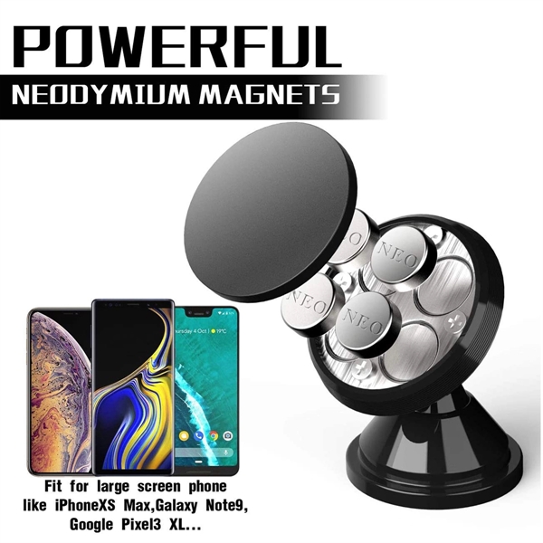 Free Rotation Magnetic Phone Holder for Car - Free Rotation Magnetic Phone Holder for Car - Image 4 of 6
