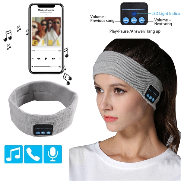 Bluetooth Sports Headband - Bluetooth Sports Headband - Image 1 of 3