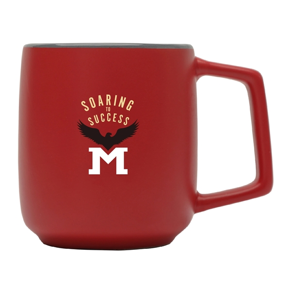 16 oz. Ceramic Dishwasher-Safe Coffee Mug w/ Handle - 16 oz. Ceramic Dishwasher-Safe Coffee Mug w/ Handle - Image 3 of 6