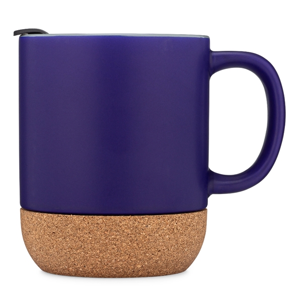 12 oz. Cork Base Dishwasher-Safe Coffee Mug w/ Lid & Handle - 12 oz. Cork Base Dishwasher-Safe Coffee Mug w/ Lid & Handle - Image 7 of 10