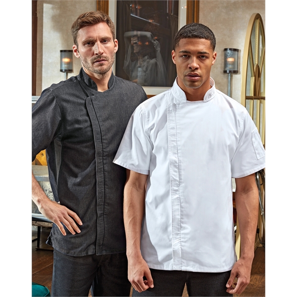 Chef's Zip-Close Short Sleeve Coat - Chef's Zip-Close Short Sleeve Coat - Image 0 of 2