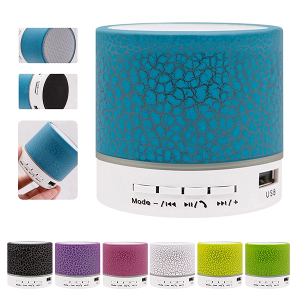 Portable Mini Light-Up Bluetooth Wireless Speaker