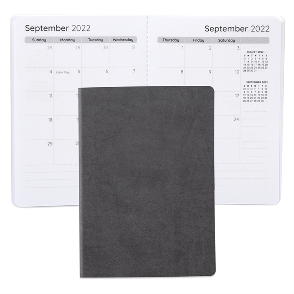 Boardroom Faux Leather Commuter Monthly Planner - Boardroom Faux Leather Commuter Monthly Planner - Image 2 of 12