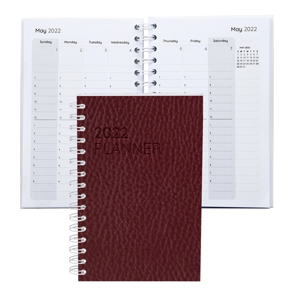 Leather Spiral Weekly Planner - Leather Spiral Weekly Planner - Image 3 of 9