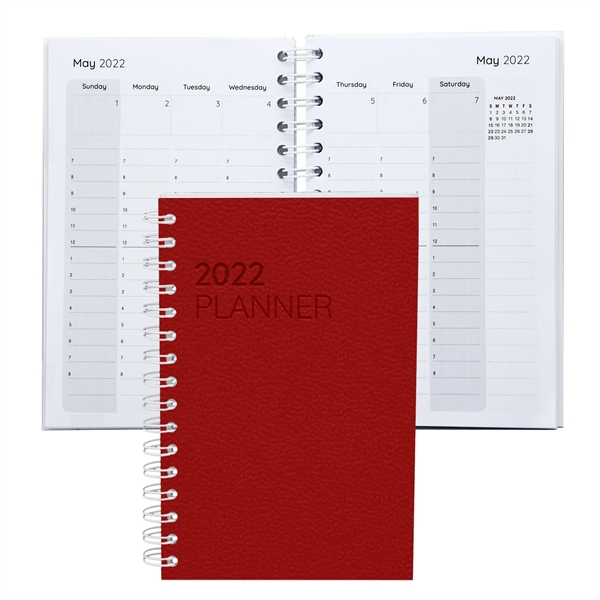 Leather Spiral Weekly Planner - Leather Spiral Weekly Planner - Image 6 of 9