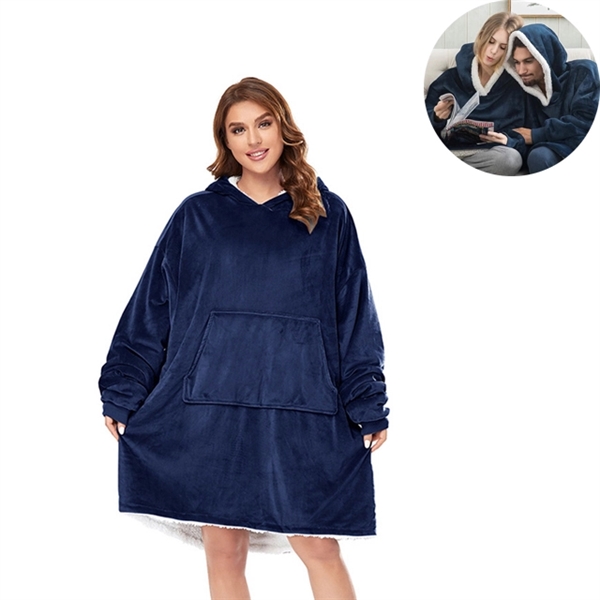 Sweatshirt Blanket Hoodie - Sweatshirt Blanket Hoodie - Image 0 of 2