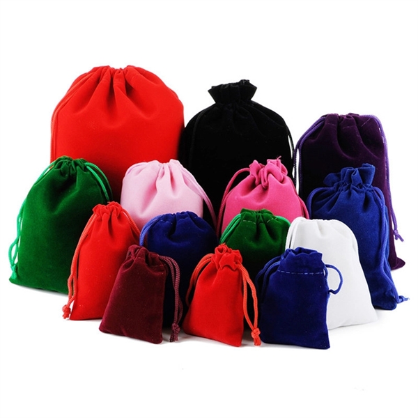 Drawstring Fleece Bags - Drawstring Fleece Bags - Image 1 of 1