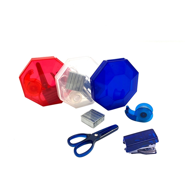 Office Supplies Set Desk Accessories Kits Eight Side Box - Office Supplies Set Desk Accessories Kits Eight Side Box - Image 1 of 4