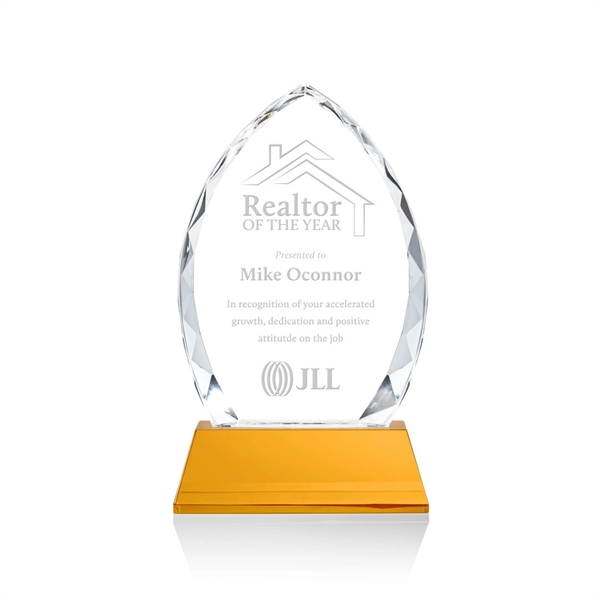 Wilton Award on Newhaven Base - Amber