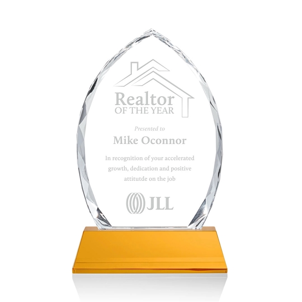 Wilton Award on Newhaven Base - Amber