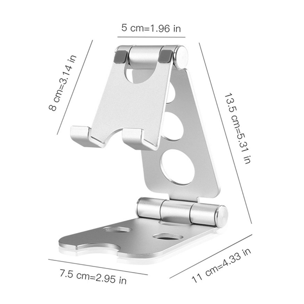 Adjustable Rotating Metal Cell Phone Stand - Adjustable Rotating Metal Cell Phone Stand - Image 1 of 4