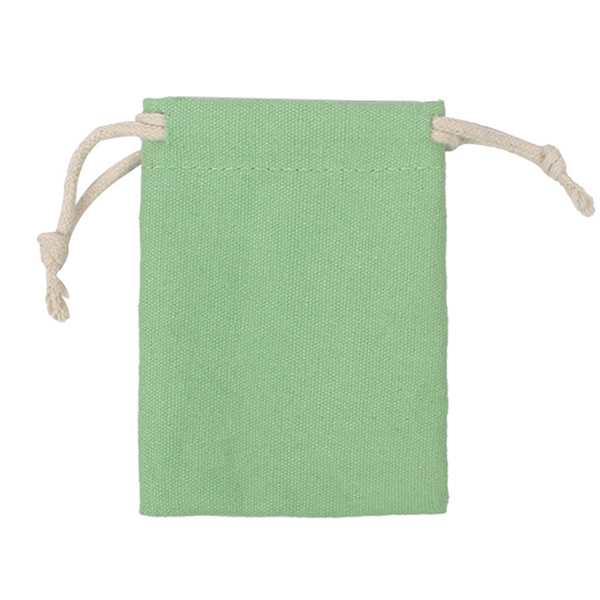 Cotton Canvas Drawstring Pouch - Cotton Canvas Drawstring Pouch - Image 3 of 8