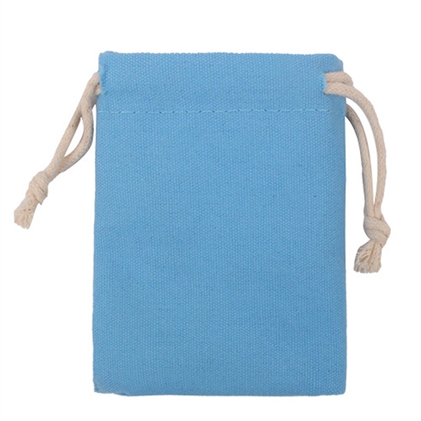 Cotton Canvas Drawstring Pouch - Cotton Canvas Drawstring Pouch - Image 6 of 8