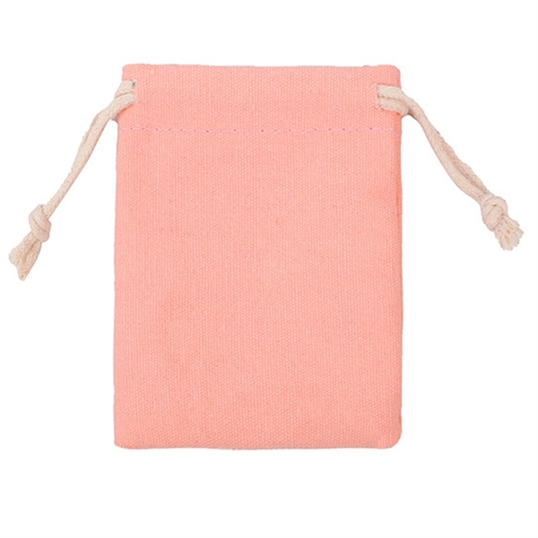 Cotton Canvas Drawstring Pouch - Cotton Canvas Drawstring Pouch - Image 7 of 8