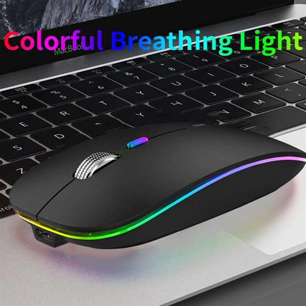 Rechargeable Wireless Silent Mouse - Rechargeable Wireless Silent Mouse - Image 1 of 3