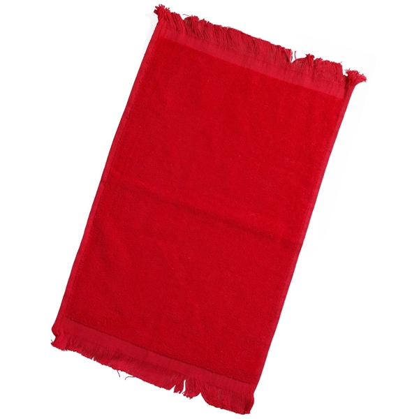 Custom Q-Tees™ Fringed Fingertip Towel