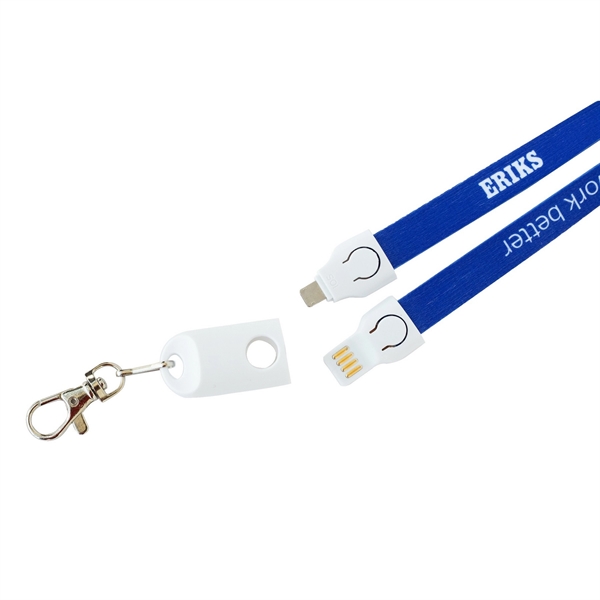 Full Color Charger Lanyard - Full Color Charger Lanyard - Image 3 of 3