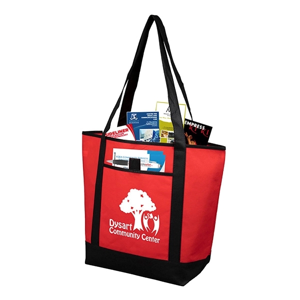 17-1/2" x 13-1/2" x 6"- The CITY Tote Bag - 17-1/2" x 13-1/2" x 6"- The CITY Tote Bag - Image 9 of 26