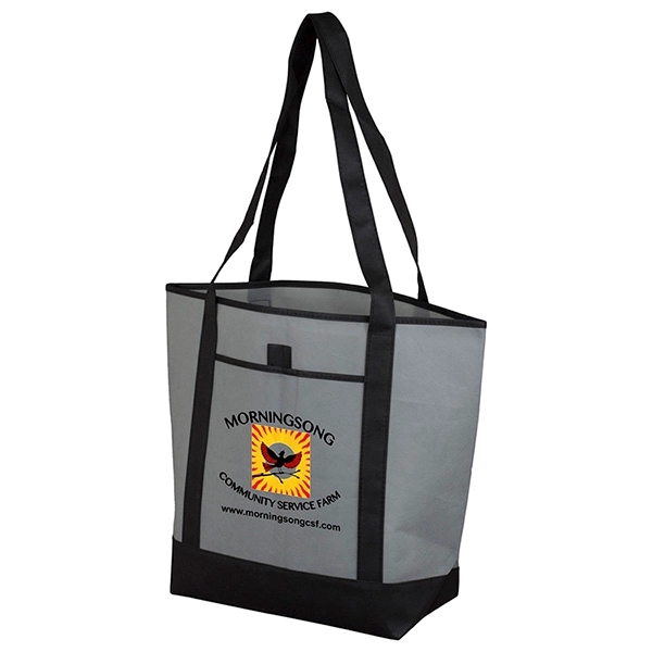 17-1/2" x 13-1/2" x 6"- The CITY Tote Bag - 17-1/2" x 13-1/2" x 6"- The CITY Tote Bag - Image 12 of 26