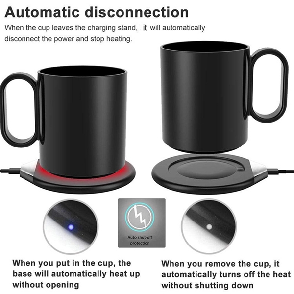 2 in 1 Wireless Charger Coffee Mug Warmer - 2 in 1 Wireless Charger Coffee Mug Warmer - Image 5 of 5