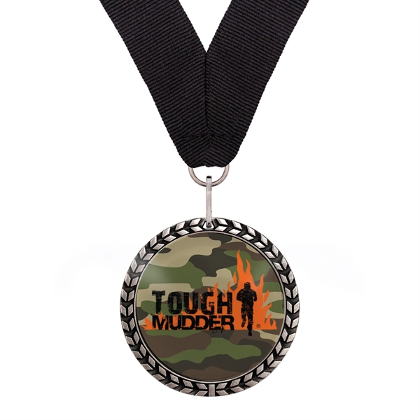 1.75" Speed Medal w/ Full Color Dome Imprint - 1.75" Speed Medal w/ Full Color Dome Imprint - Image 6 of 7