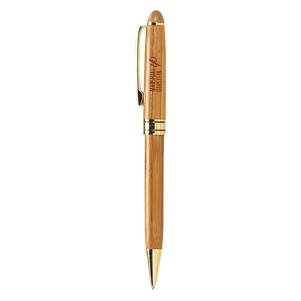 The Milano Blanc Bamboo Ballpoint Pen - The Milano Blanc Bamboo Ballpoint Pen - Image 0 of 1