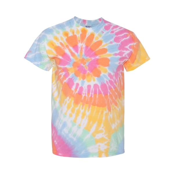 Dyenomite Multi-Color Spiral Tie-Dyed T-Shirt - Dyenomite Multi-Color Spiral Tie-Dyed T-Shirt - Image 1 of 74