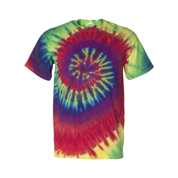 Dyenomite Multi-Color Spiral Tie-Dyed T-Shirt - Dyenomite Multi-Color Spiral Tie-Dyed T-Shirt - Image 7 of 74