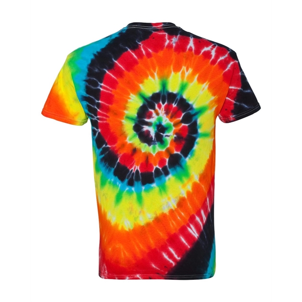 Dyenomite Multi-Color Spiral Tie-Dyed T-Shirt - Dyenomite Multi-Color Spiral Tie-Dyed T-Shirt - Image 21 of 74