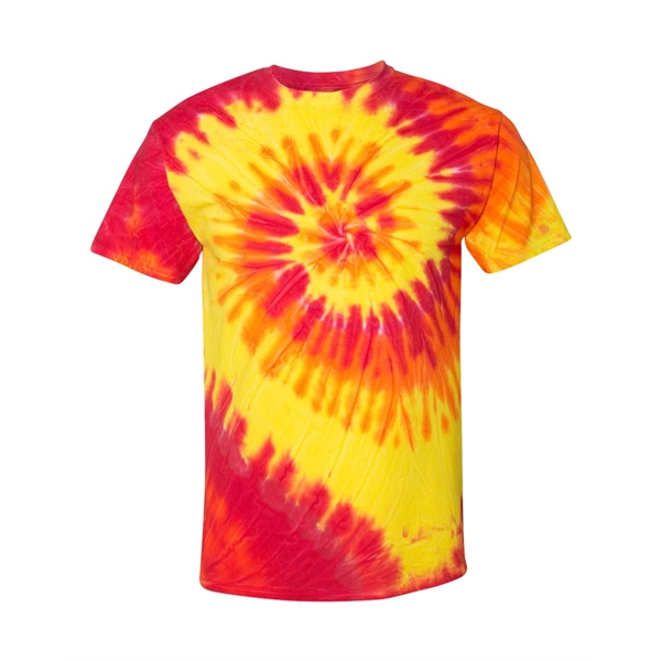 Dyenomite Multi-Color Spiral Tie-Dyed T-Shirt - Dyenomite Multi-Color Spiral Tie-Dyed T-Shirt - Image 22 of 74
