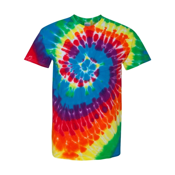 Dyenomite Multi-Color Spiral Tie-Dyed T-Shirt - Dyenomite Multi-Color Spiral Tie-Dyed T-Shirt - Image 24 of 74