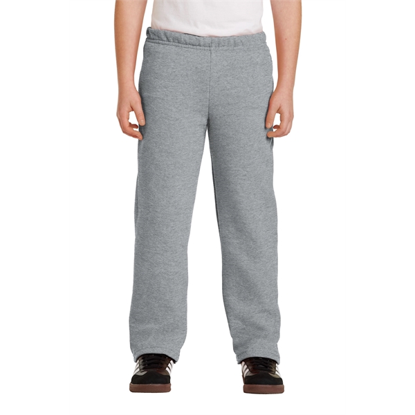 Gildan Youth Heavy Blend Open Bottom Sweatpant. - Gildan Youth Heavy Blend Open Bottom Sweatpant. - Image 3 of 15