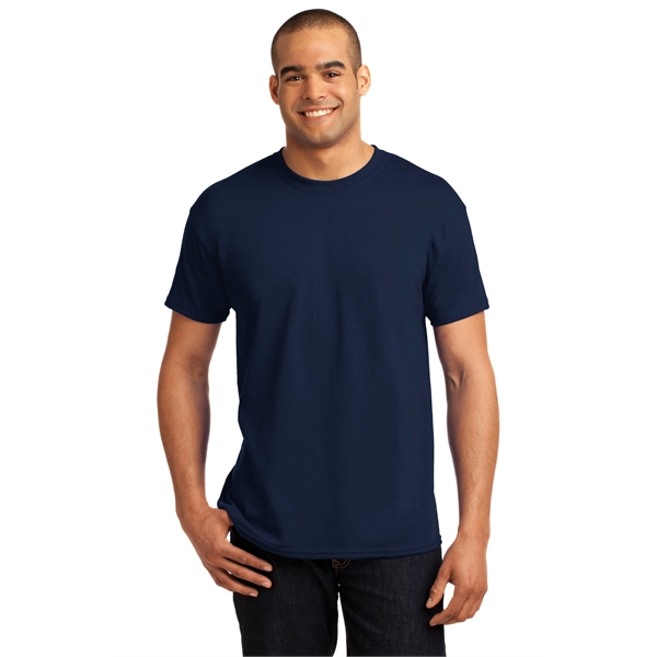 Hanes - EcoSmart 50/50 Cotton/Poly T-Shirt. - Hanes - EcoSmart 50/50 Cotton/Poly T-Shirt. - Image 3 of 124