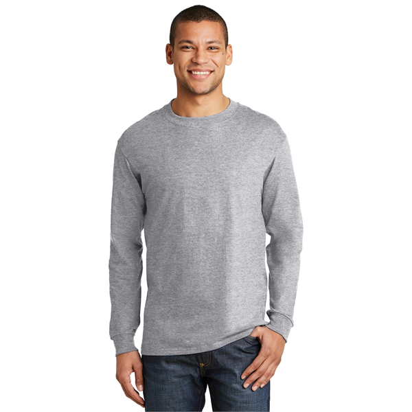 Hanes Beefy-T - 100% Cotton Long Sleeve T-Shirt. - Hanes Beefy-T - 100% Cotton Long Sleeve T-Shirt. - Image 34 of 42