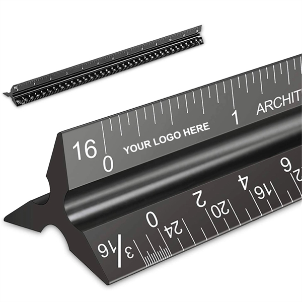 Aluminum Standard Architectural Scale Ruler - Aluminum Standard Architectural Scale Ruler - Image 0 of 5