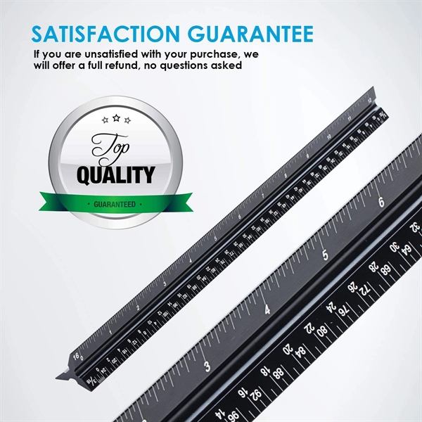 Aluminum Standard Architectural Scale Ruler - Aluminum Standard Architectural Scale Ruler - Image 4 of 5
