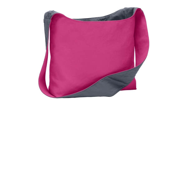 Port Authority Cotton Canvas Sling Bag. - Port Authority Cotton Canvas Sling Bag. - Image 0 of 2