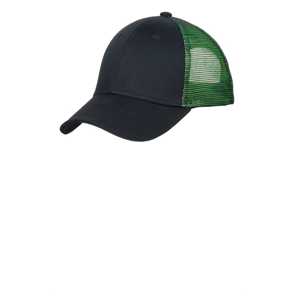 Port Authority Double Mesh Snapback Sandwich Bill Cap. - Port Authority Double Mesh Snapback Sandwich Bill Cap. - Image 3 of 9