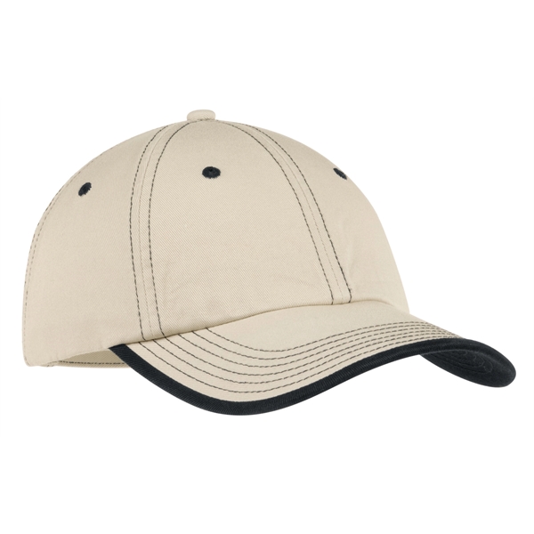 Port Authority Vintage Washed Contrast Stitch Cap. - Port Authority Vintage Washed Contrast Stitch Cap. - Image 5 of 19