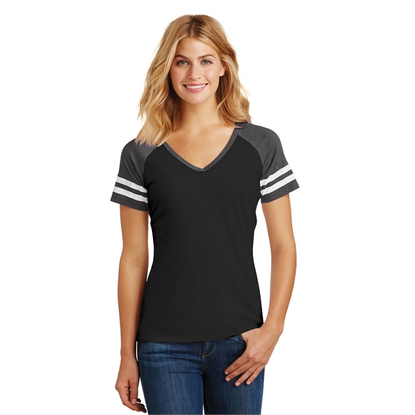 District Women's Game V-Neck Tee. - District Women's Game V-Neck Tee. - Image 1 of 35