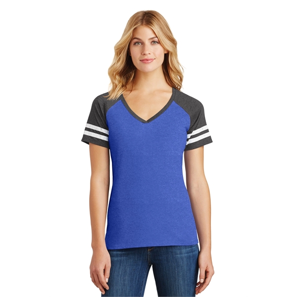 District Women's Game V-Neck Tee. - District Women's Game V-Neck Tee. - Image 13 of 35